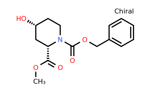 CAS 403503-37-7 | (2S,4R)-1-Benzyl 2-methyl 4-hydroxypiperidine-1,2-dicarboxylate