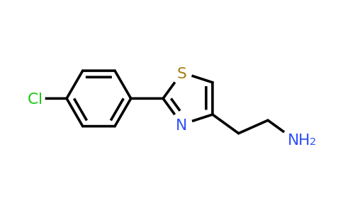 CAS 40361-70-4 | 2-(2-(4-chlorophenyl)thiazol-4-yl)ethan-1-amine