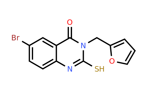 CAS 403727-56-0 | 6-bromo-3-[(furan-2-yl)methyl]-2-sulfanyl-3,4-dihydroquinazolin-4-one
