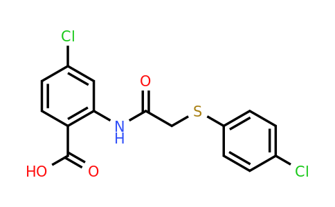 CAS 404366-61-6 | 4-chloro-2-{2-[(4-chlorophenyl)sulfanyl]acetamido}benzoic acid