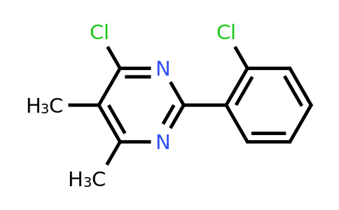 CAS 404827-81-2 | 4-Chloro-2-(2-chlorophenyl)-5,6-dimethylpyrimidine