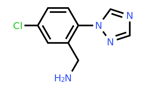 CAS 404922-72-1 | (5-Chloro-2-(1H-1,2,4-triazol-1-YL)phenyl)methanamine