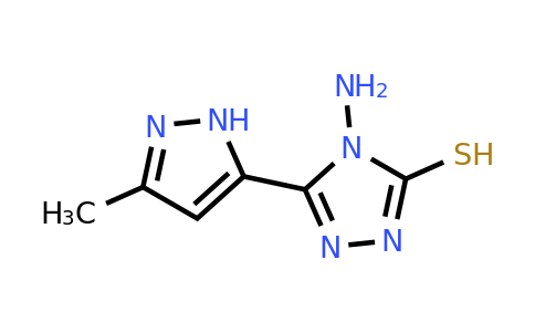 CAS 40535-09-9 | 4-amino-5-(3-methyl-1H-pyrazol-5-yl)-4H-1,2,4-triazole-3-thiol