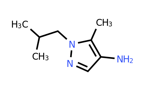 CAS 405548-39-2 | 5-methyl-1-(2-methylpropyl)-1H-pyrazol-4-amine