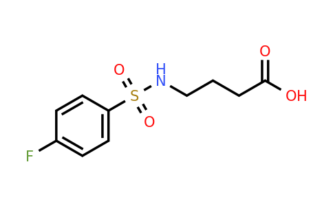 CAS 405919-75-7 | 4-(4-Fluorophenylsulfonamido)butanoic acid