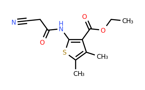 CAS 405924-25-6 | ethyl 2-(2-cyanoacetamido)-4,5-dimethylthiophene-3-carboxylate