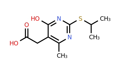CAS 406189-84-2 | 2-(4-Hydroxy-2-(isopropylthio)-6-methylpyrimidin-5-yl)acetic acid