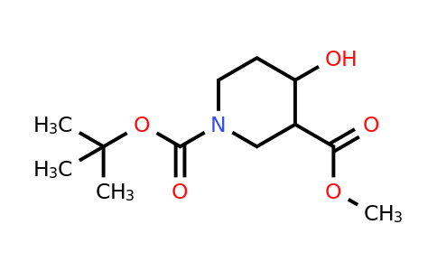 CAS 406212-51-9 | 1-tert-Butyl 3-methyl 4-hydroxypiperidine-1,3-dicarboxylate