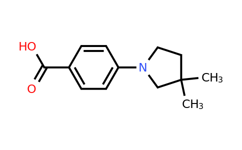 CAS 406234-21-7 | 4-(3,3-dimethylpyrrolidin-1-yl)benzoic acid