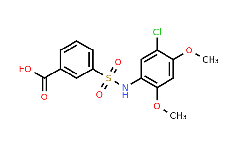 CAS 406927-71-7 | 3-[(5-chloro-2,4-dimethoxyphenyl)sulfamoyl]benzoic acid