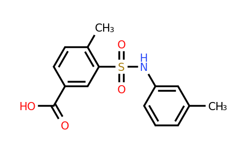 CAS 406927-72-8 | 4-methyl-3-[(3-methylphenyl)sulfamoyl]benzoic acid