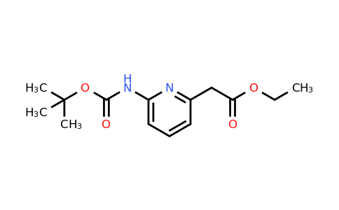 CAS 408365-87-7 | Ethyl 2-(6-(tert-butoxycarbonylamino)pyridin-2-YL)acetate
