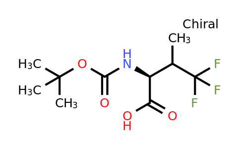 CAS 409333-54-6 | (2S)-2-((tert-butoxycarbonyl)amino)-4,4,4-trifluoro-3-methylbutanoic acid