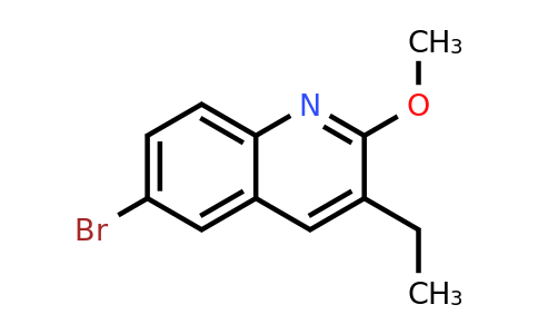 CAS 409346-71-0 | 6-Bromo-3-ethyl-2-methoxyquinoline