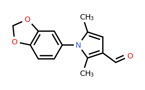 CAS 409353-81-7 | 1-(Benzo[d][1,3]dioxol-5-yl)-2,5-dimethyl-1H-pyrrole-3-carbaldehyde