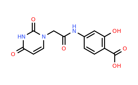 4-(2-(2,4-Dioxo-3,4-dihydropyrimidin-1(2H)-yl)acetamido)-2-hydroxybenzoic acid