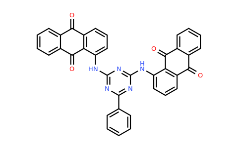 CAS 4118-16-5 | 1,1'-((6-Phenyl-1,3,5-triazine-2,4-diyl)bis(azanediyl))bis(anthracene-9,10-dione)
