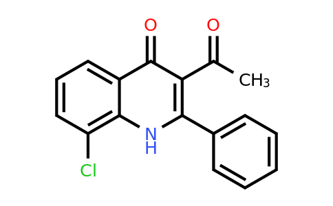 CAS 412336-76-6 | 3-acetyl-8-chloro-2-phenyl-1,4-dihydroquinolin-4-one