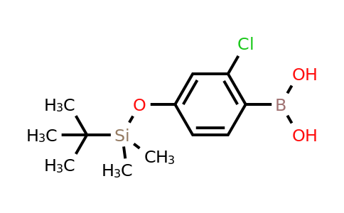 CAS 412343-21-6 | 2-Chloro-4-[((1,1-dimethylethyl)dimethylsilyl)oxy] phenylboronic acid