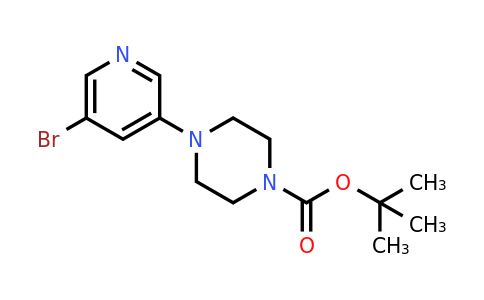 CAS 412348-60-8 | Tert-butyl 4-(5-bromopyridin-3-YL)piperazine-1-carboxylate