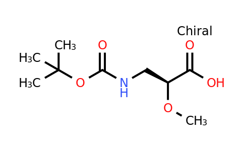 CAS 412352-66-0 | (S)-3-((tert-butoxycarbonyl)amino)-2-methoxypropanoic acid