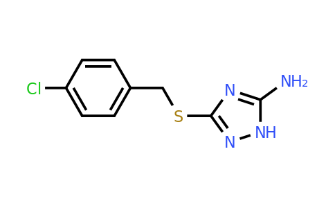 CAS 41266-78-8 | 3-{[(4-chlorophenyl)methyl]sulfanyl}-1H-1,2,4-triazol-5-amine
