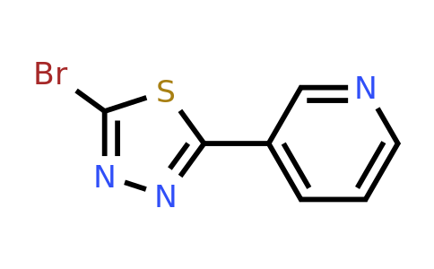 CAS 412923-47-8 | 3-(5-bromo-1,3,4-thiadiazol-2-yl)pyridine