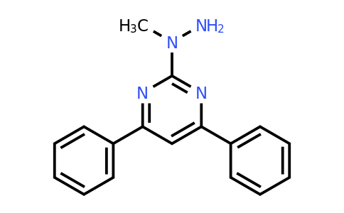 CAS 413620-13-0 | 2-(1-Methylhydrazinyl)-4,6-diphenylpyrimidine