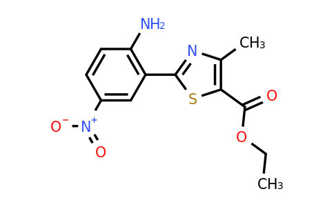 CAS 41450-33-3 | Ethyl 2-(2-amino-5-nitrophenyl)-4-methylthiazole-5-carboxylate