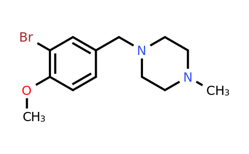 CAS 414893-85-9 | 1-[(3-Bromo-4-methoxyphenyl)methyl]-4-methylpiperazine