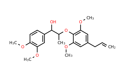 CAS 41535-95-9 | 1-(3,4-Dimethoxyphenyl)-2-(4-allly-2,6-dimethoxyphenoxy)propan-1-ol