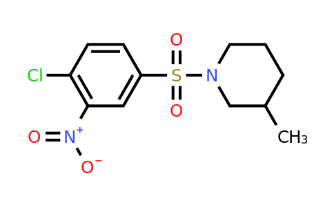 CAS 415701-07-4 | 1-(4-chloro-3-nitrobenzenesulfonyl)-3-methylpiperidine