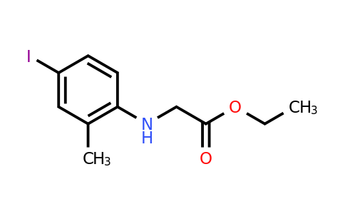 CAS 415715-69-4 | Ethyl 2-((4-iodo-2-methylphenyl)amino)acetate