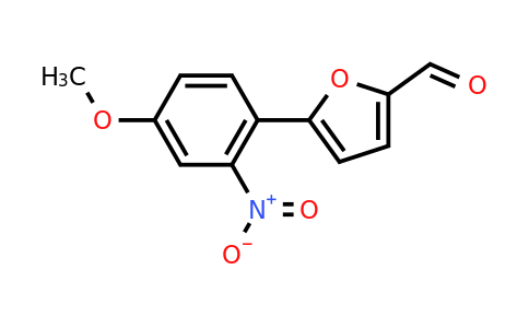 CAS 415943-88-3 | 5-(4-methoxy-2-nitrophenyl)furan-2-carbaldehyde