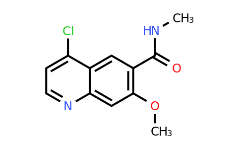 CAS 417723-63-8 | 4-chloro-7-methoxy-N-methylquinoline-6-carboxamide