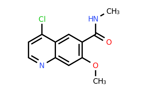 4-chloro-7-methoxy-N-methylquinoline-6-carboxamide