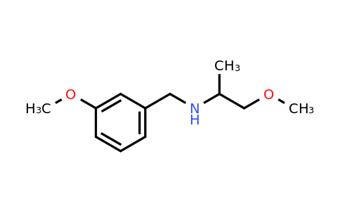 CAS 418777-08-9 | 1-Methoxy-N-(3-methoxybenzyl)propan-2-amine