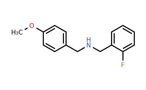 CAS 418788-17-7 | N-(2-Fluorobenzyl)-1-(4-methoxyphenyl)methanamine