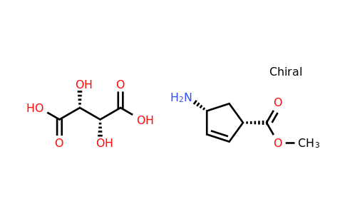 CAS 419563-22-7 | (1S,4R)-Methyl 4-aminocyclopent-2-enecarboxylate (2R,3R)-2,3-dihydroxysuccinate