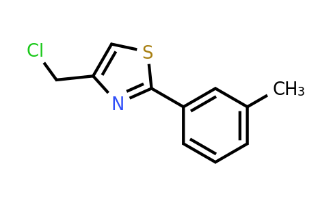 CAS 41963-17-1 | 4-(Chloromethyl)-2-(3-methylphenyl)-1,3-thiazole