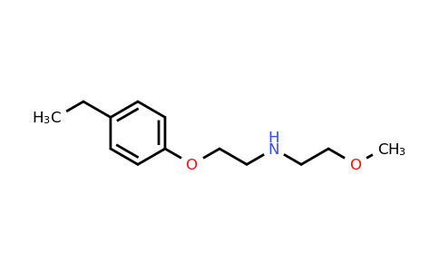 CAS 420100-40-9 | 2-(4-Ethylphenoxy)-N-(2-methoxyethyl)ethanamine