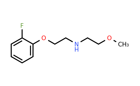 CAS 420102-44-9 | 2-(2-Fluorophenoxy)-N-(2-methoxyethyl)ethanamine