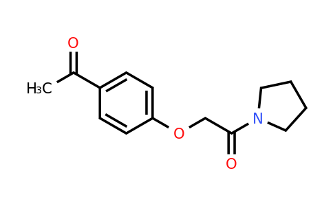 CAS 42018-32-6 | 2-(4-acetylphenoxy)-1-(pyrrolidin-1-yl)ethan-1-one