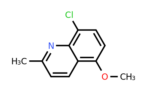 CAS 420786-79-4 | 8-Chloro-5-methoxy-2-methylquinoline