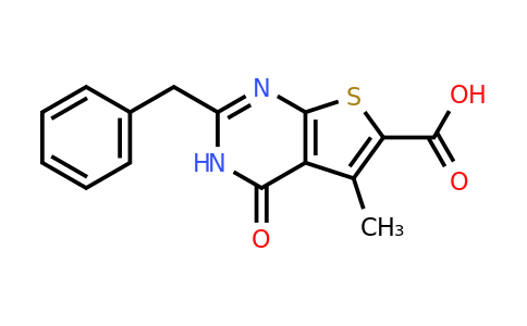 CAS 421562-28-9 | 2-benzyl-5-methyl-4-oxo-3H,4H-thieno[2,3-d]pyrimidine-6-carboxylic acid