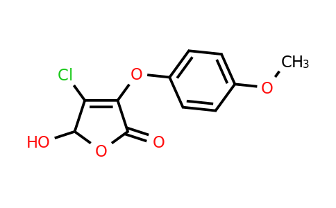 CAS 42190-28-3 | 4-Chloro-5-hydroxy-3-(4-methoxyphenoxy)furan-2(5H)-one
