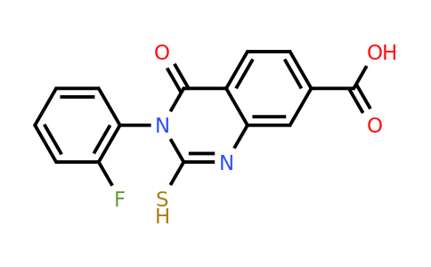CAS 422271-10-1 | 3-(2-fluorophenyl)-4-oxo-2-sulfanyl-3,4-dihydroquinazoline-7-carboxylic acid