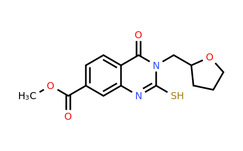 CAS 422526-41-8 | methyl 4-oxo-3-[(oxolan-2-yl)methyl]-2-sulfanyl-3,4-dihydroquinazoline-7-carboxylate