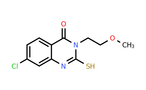 CAS 422526-51-0 | 7-Chloro-3-(2-methoxyethyl)-2-sulfanyl-3,4-dihydroquinazolin-4-one