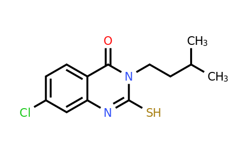 CAS 422526-52-1 | 7-chloro-3-(3-methylbutyl)-2-sulfanyl-3,4-dihydroquinazolin-4-one